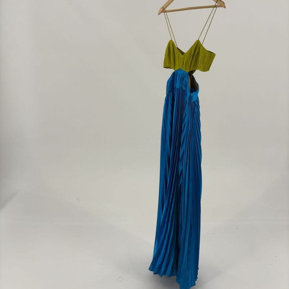 AMUR Pleated Maxi Dress